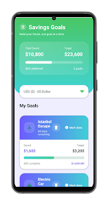 Savings Goals Screenshot1