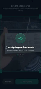 Gout Food Scanner Screenshot2