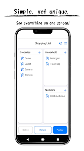Shopping List - Simple Note Screenshot1