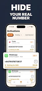 SMSKey - Sanal Numara Screenshot1