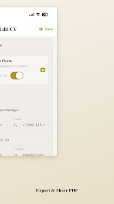 CV Agent - Resume & CV Builder Screenshot2
