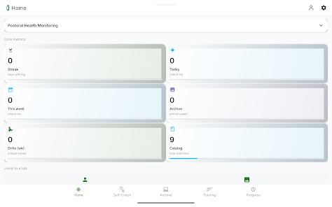 PosturalHealthMonitoring Screenshot5