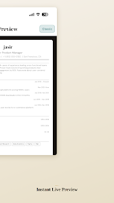 CV Agent - Resume & CV Builder Screenshot3