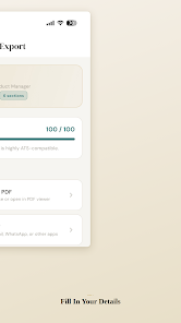 CV Agent - Resume & CV Builder Screenshot1