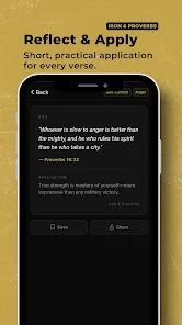 Iron & Proverbs: Bible for Men Screenshot4