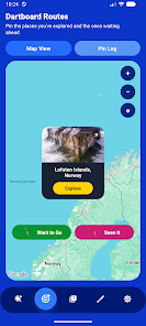 Travel Bullseye Places Log Screenshot6