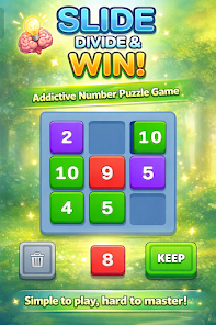 Slide & Divide: Math Puzzle Screenshot1