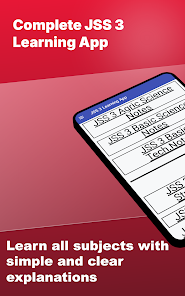 JSS 3 Learning App Screenshot1
