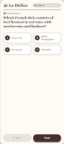 French Cuisine Quiz Screenshot2