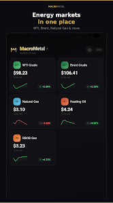 MacroMetal: Gold Price Tracker Screenshot2