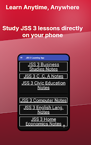 JSS 3 Learning App Screenshot3