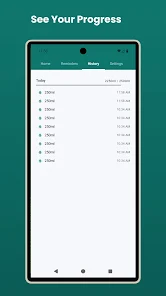 Drink Water Reminder: H2O Log Screenshot5