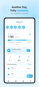 Simple Water Tracker: MizuNote Screenshot1