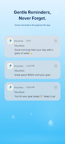 Simple Water Tracker: MizuNote Screenshot2