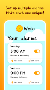 Weiki - Wake up naturally Screenshot6