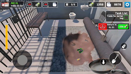 Prison Escape Sim Survival 3D Screenshot1