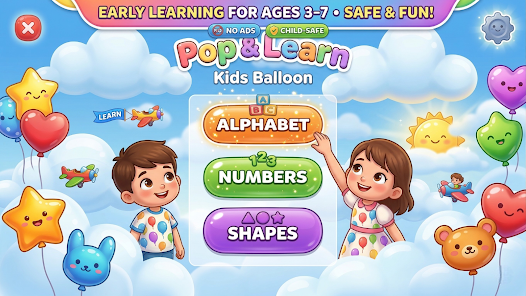 Pop & Learn Kids Balloon Screenshot1