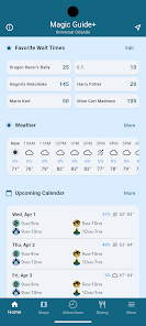 Magic Guide+ Universal Orlando Screenshot1