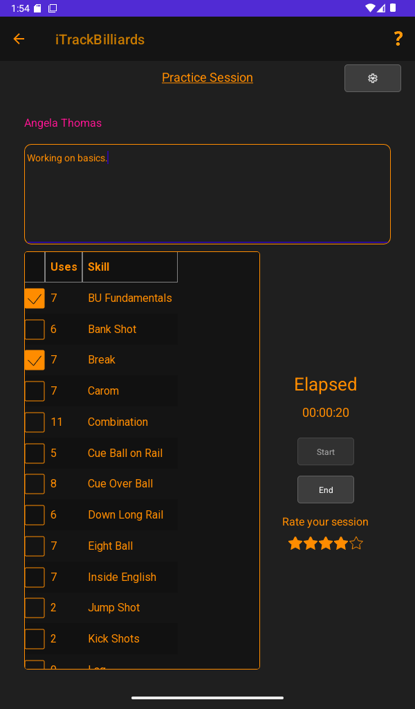 iTrackBilliards Screenshot8