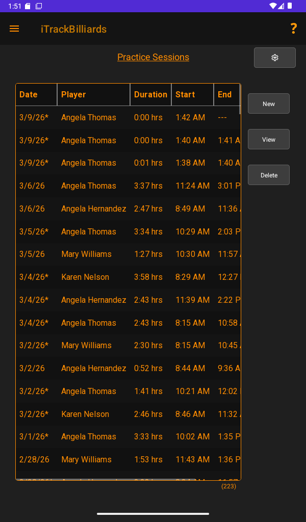 iTrackBilliards Screenshot5