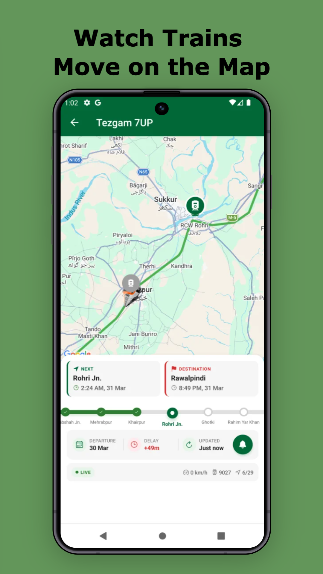 Track Train Live - Pakistan Screenshot2