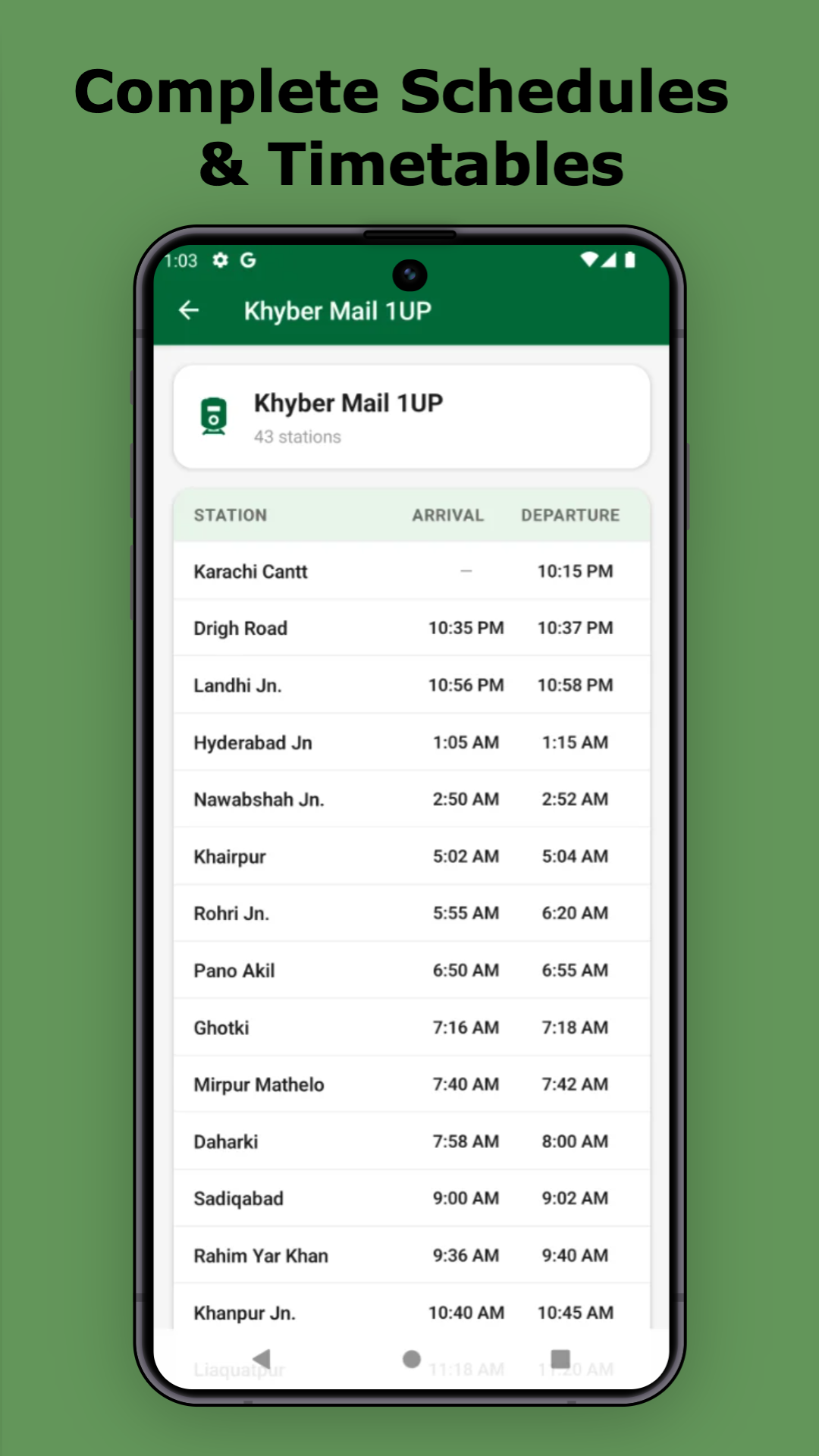 Track Train Live - Pakistan Screenshot8