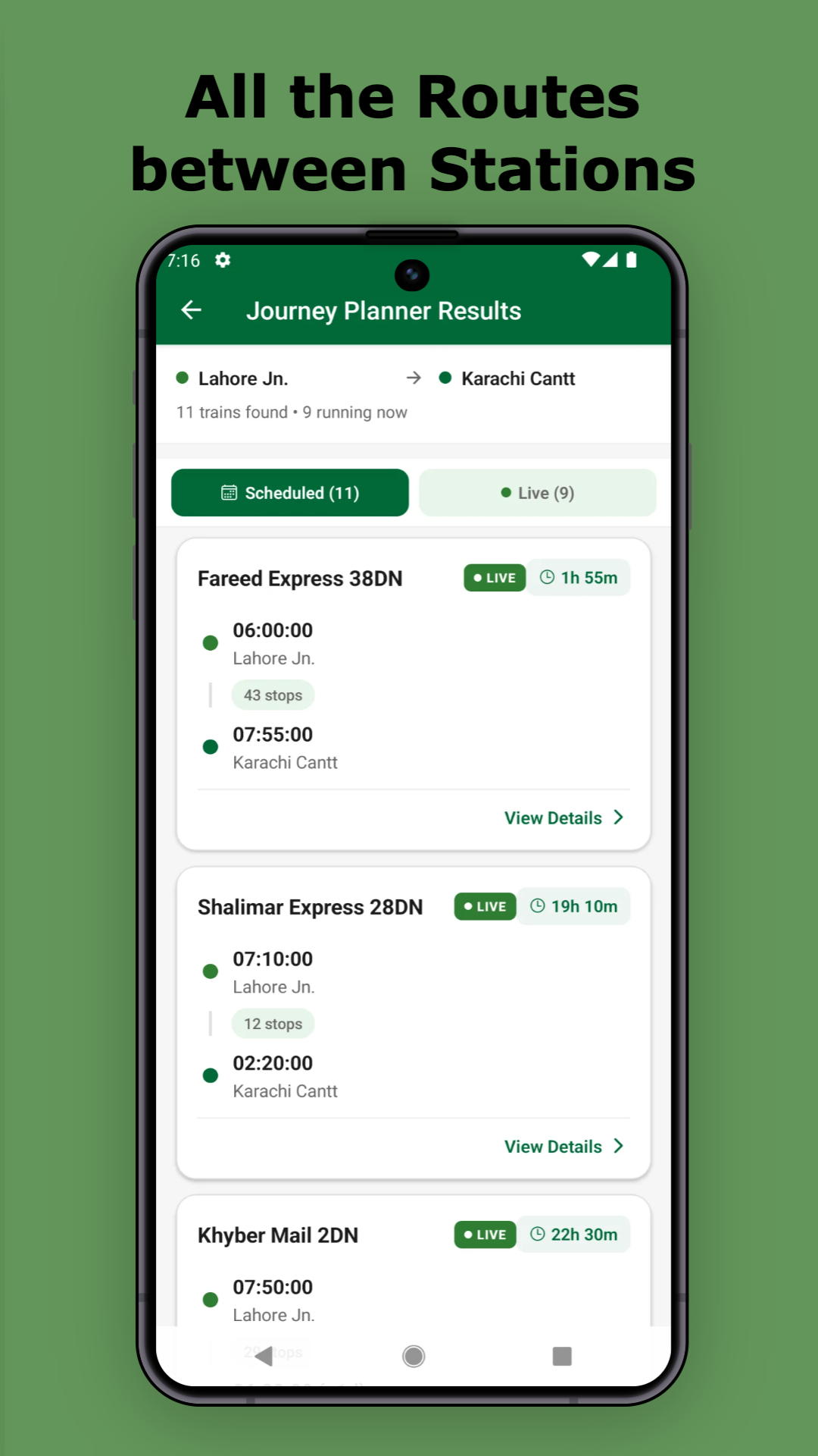 Track Train Live - Pakistan Screenshot6