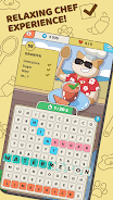 Food Words: Cooking Cat Puzzle Screenshot2
