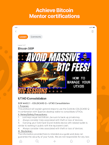 Bitcoin Mentor Orange Circle Screenshot9