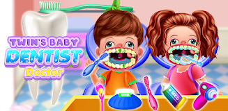Twins Baby Dental Care Games Screenshot8