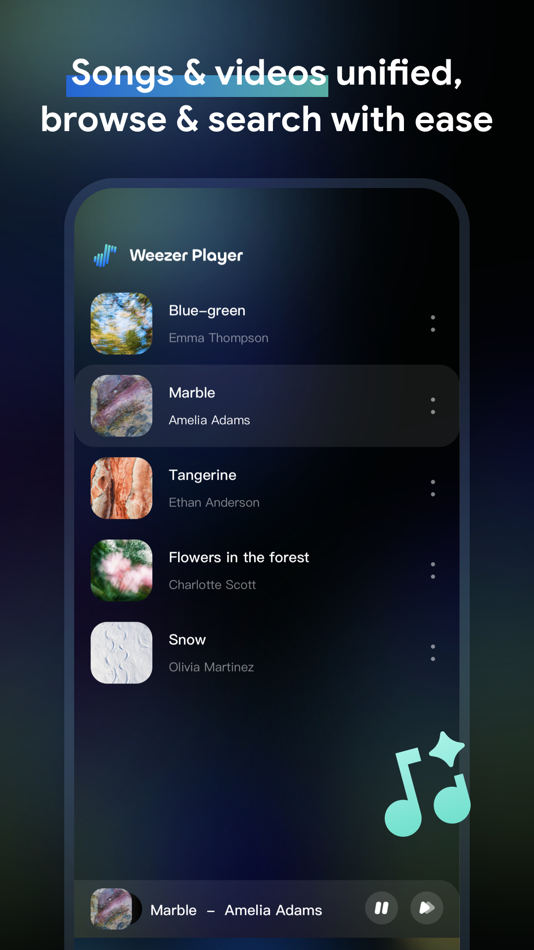 Weezer Player-PureListening Screenshot1
