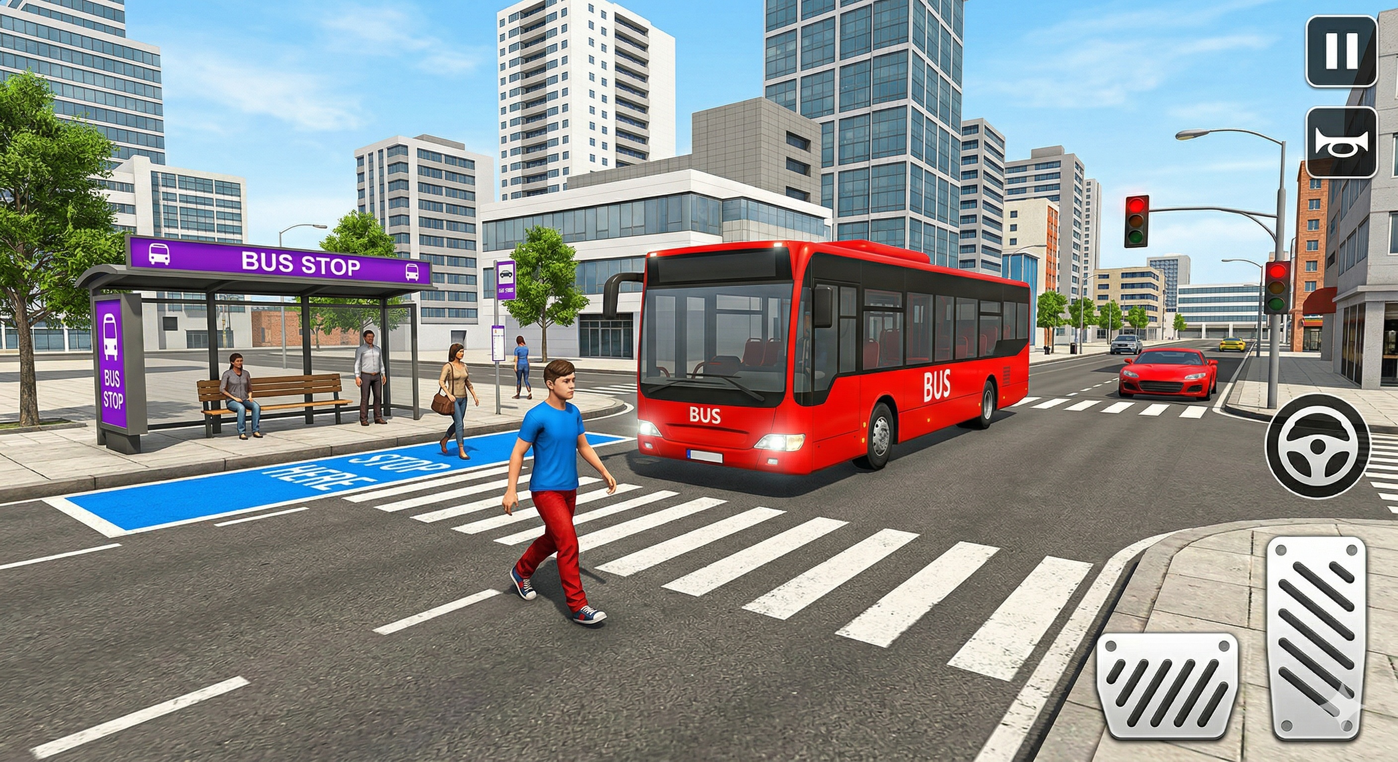 Bus Simulator: Coach Bus Games Screenshot2
