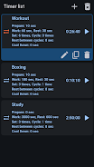Interval Timer - Workout Log Screenshot2