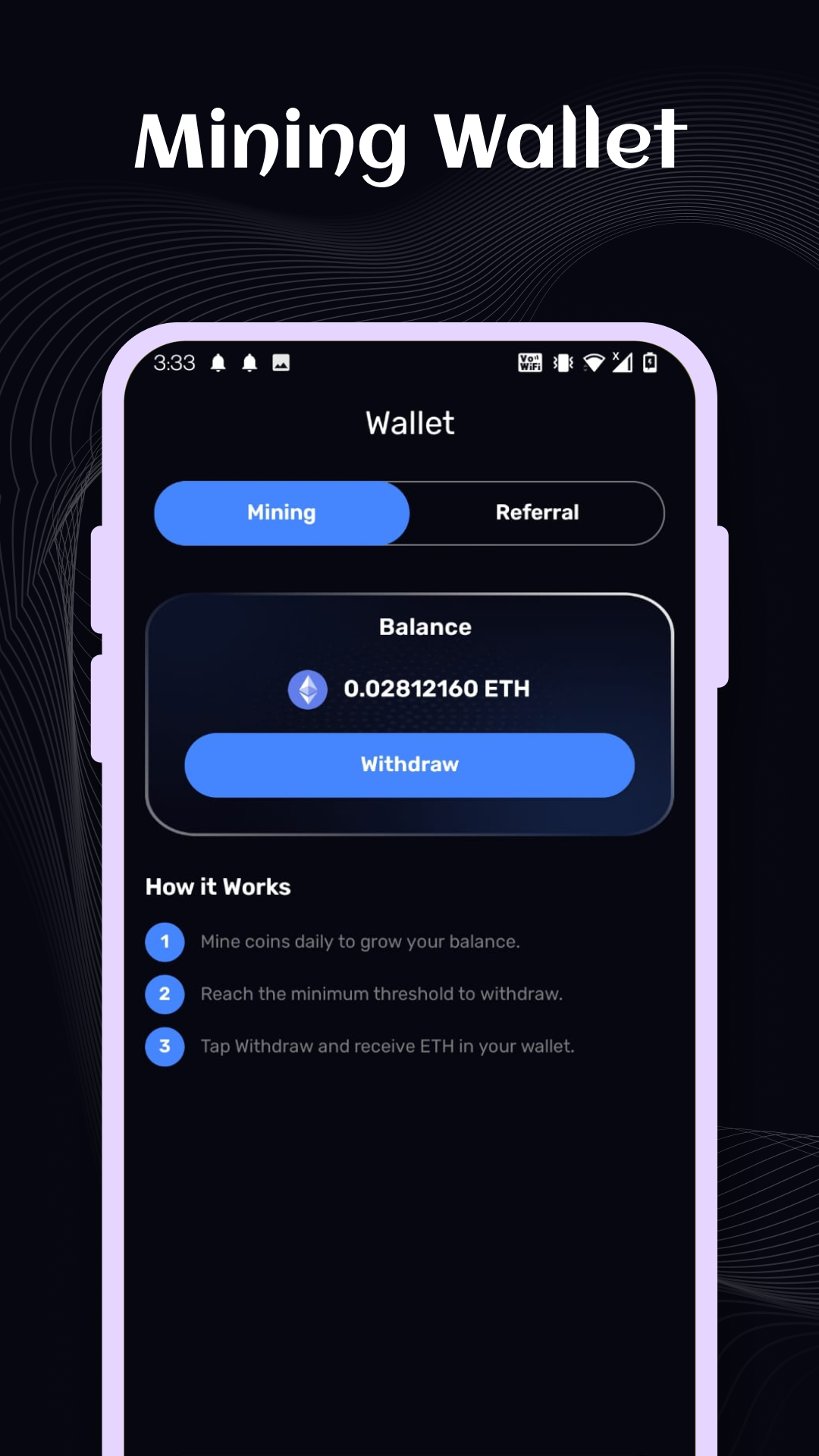 ETH Cloud Miner – Easy Mining Screenshot4