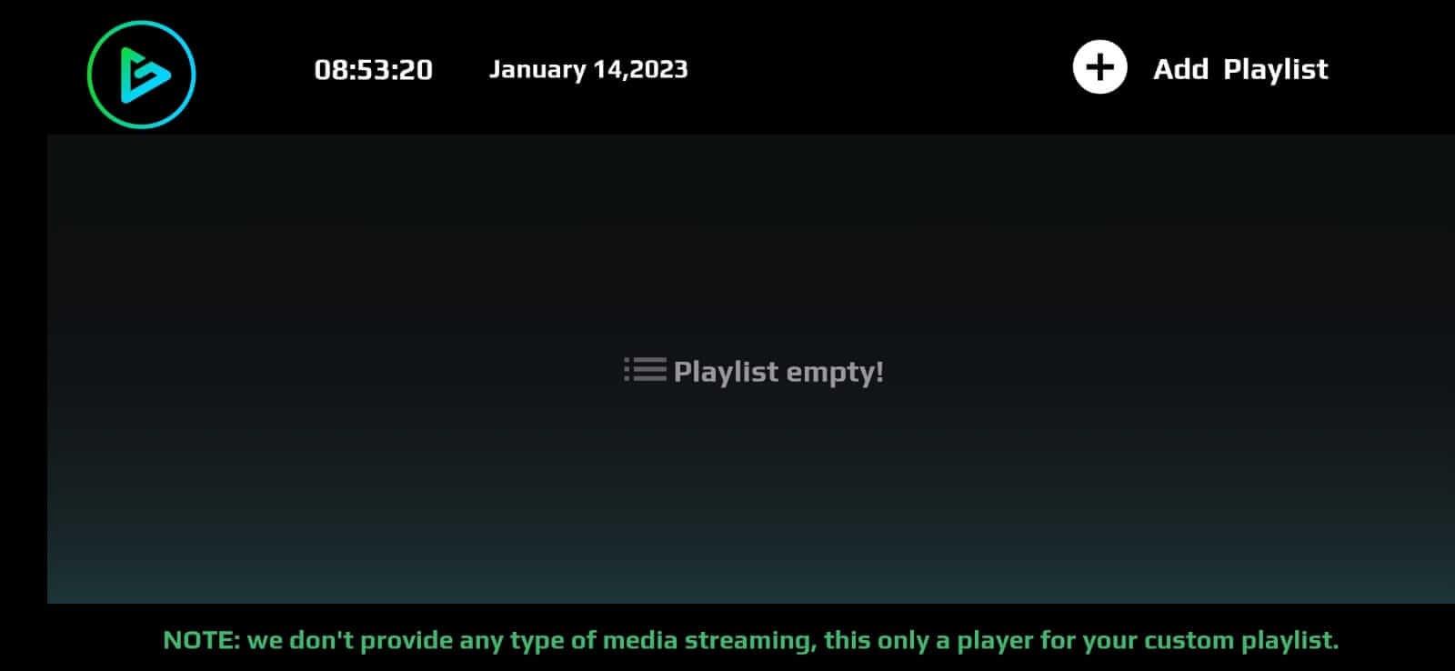 GTV PLAYER Screenshot1