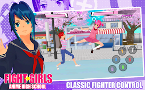 Fight Girls Anime High School Screenshot3