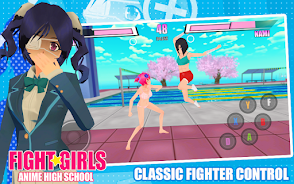 Fight Girls Anime High School Screenshot4