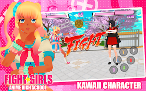 Fight Girls Anime High School Screenshot5