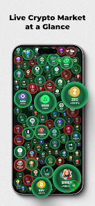 Crypto Bubbles: Market Heatmap Screenshot1
