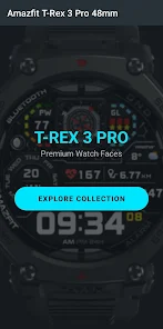 T-Rex 3 Pro 48mm Watch Faces Screenshot2