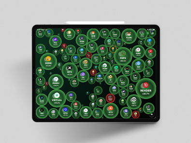 Crypto Bubbles: Market Heatmap Screenshot8