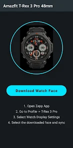 T-Rex 3 Pro 48mm Watch Faces Screenshot4