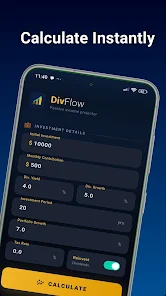 DivFlow - Dividend Calculator Screenshot1
