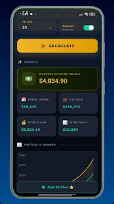 DivFlow - Dividend Calculator Screenshot5