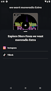 we want moreradio Extra Screenshot3