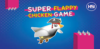 Super Flappy Chicken Game 3D Screenshot1