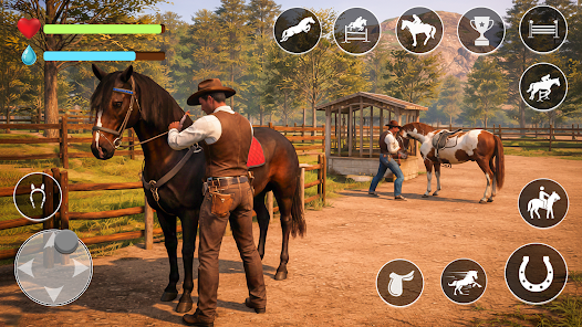 Horse Family Rider Animal Game Screenshot3