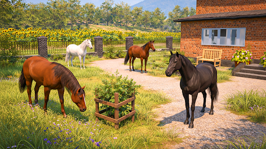 Horse Family Rider Animal Game Screenshot4
