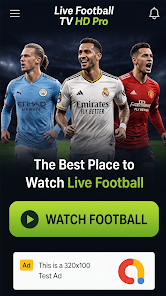 Live Football TV HD Pro Screenshot1