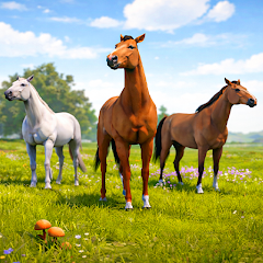Horse Family Rider Animal Game APK